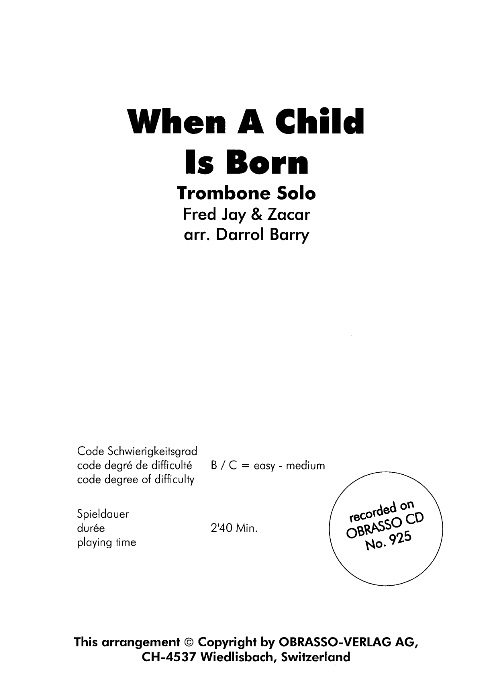 When a Child is Born - click here