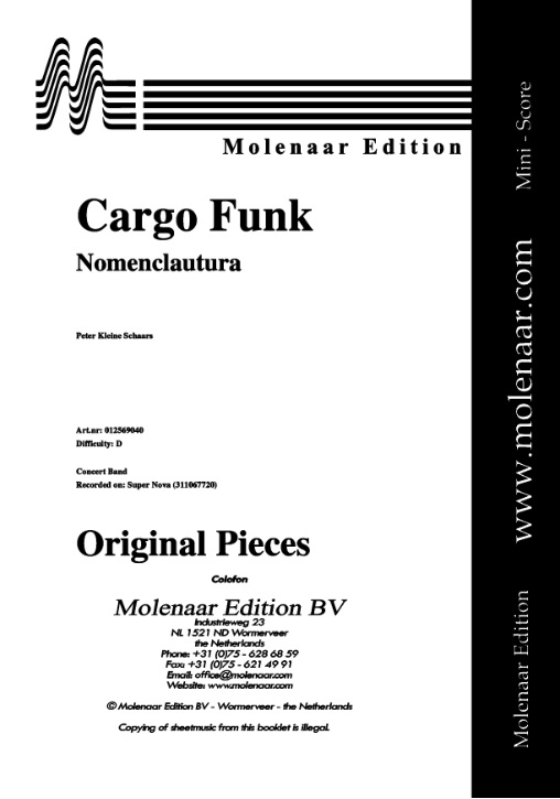 Cargo Funk (3.Mvt from 'Nomenclatura') - click here