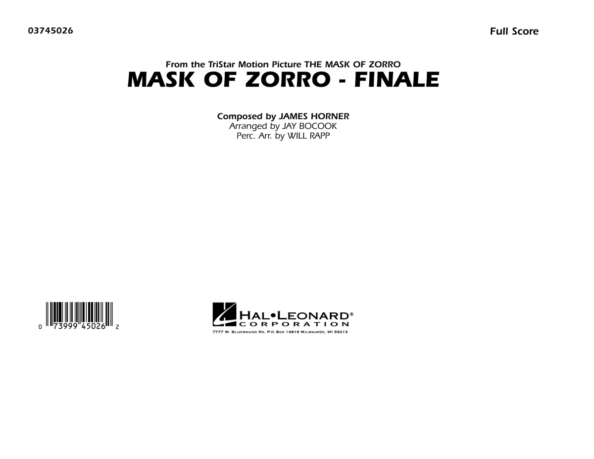 Mask of Zorro, The - Finale - click here