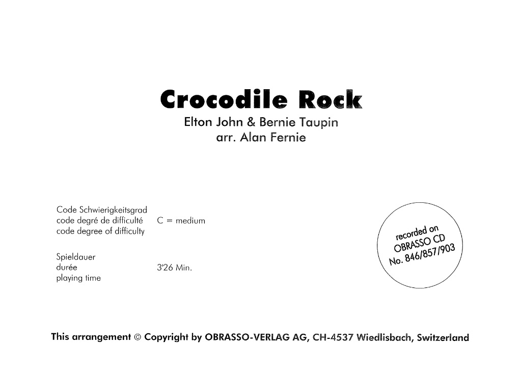 Crocodile Rock - click here