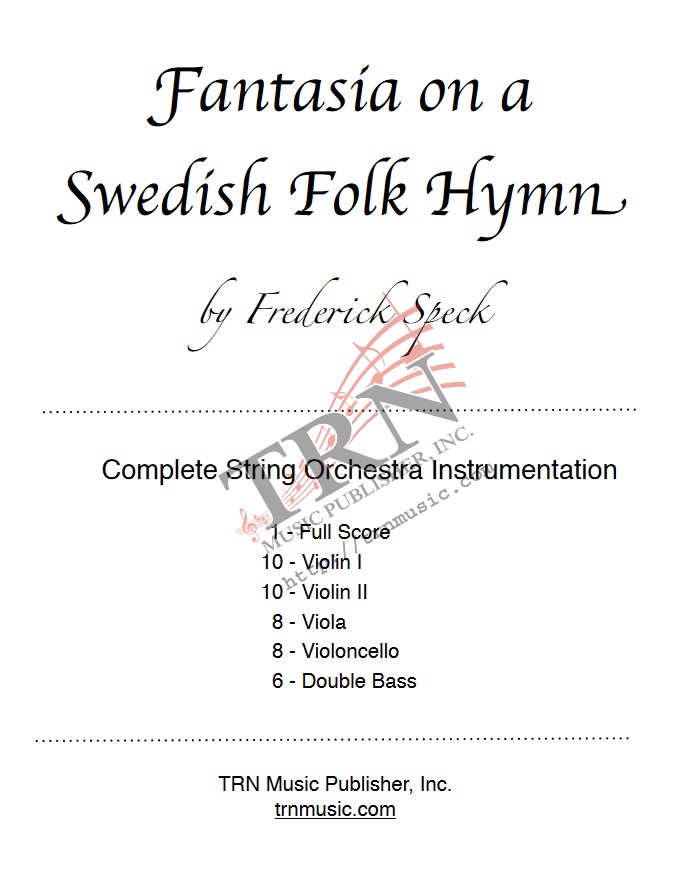 Fantasia on a Swedish Folk Hymn - click here