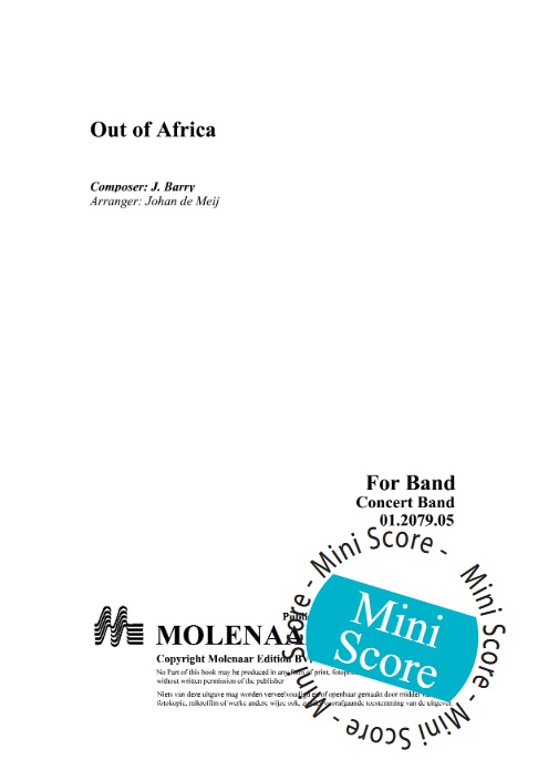 Out of Africa (Maintheme from the Movie) - click here