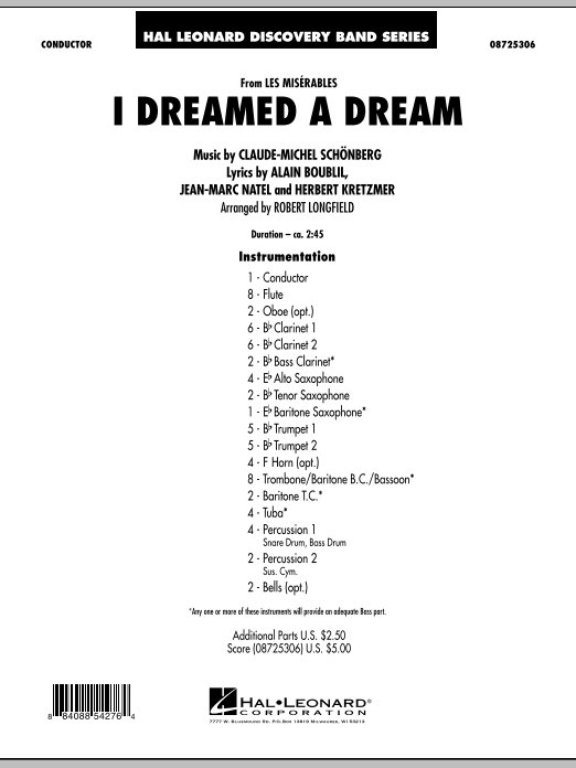 I Dreamed a Dream (from Les Mis�rables) - click here