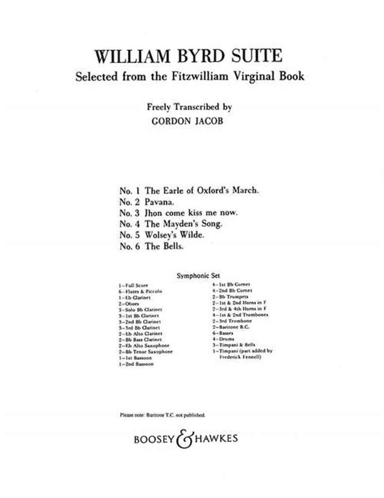 William Byrd Suite - click here