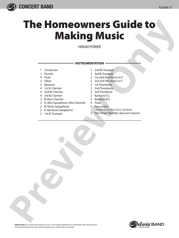 Homeowners Guide to Making Music, The - click here