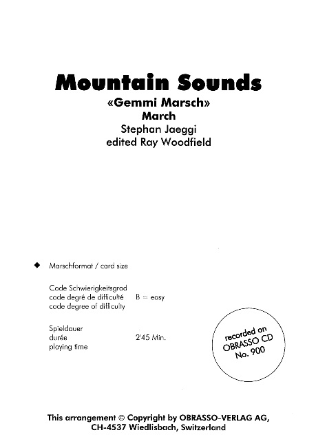 Mountain Sounds (Gemmi Marsch) - click here