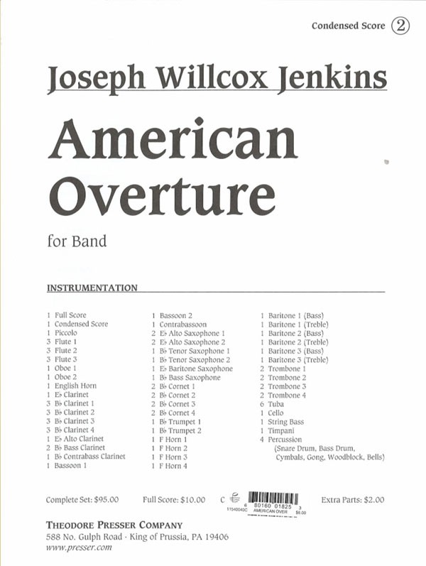 American Overture for Band - click here