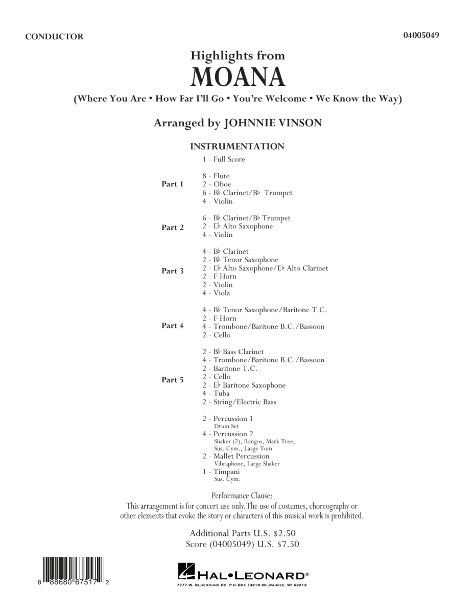 Highlights from Moana - click here