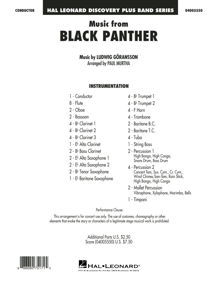 Music from 'Black Panther' - click here
