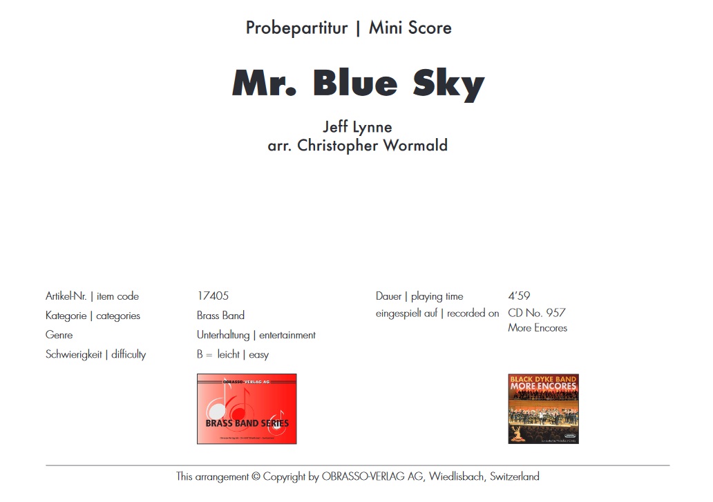 Mr. Blue Sky - click here