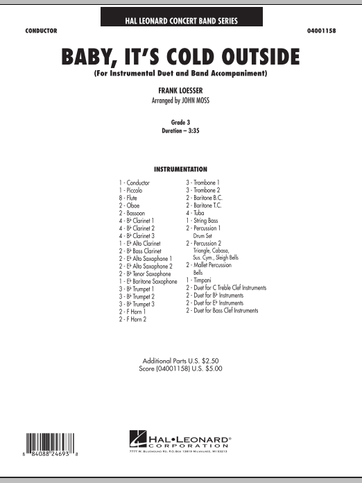 Baby, It's Cold Outside - click here
