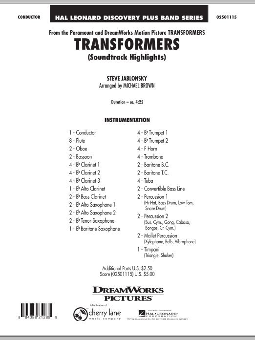 Transformers Soundtrack Highlights - click here