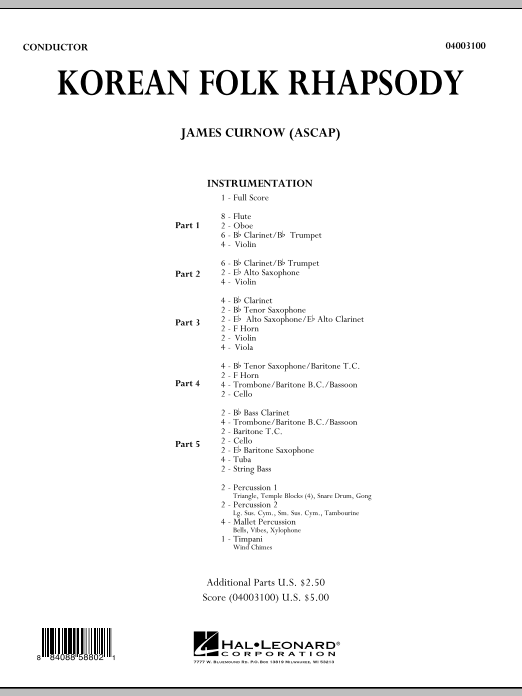 Korean Folk Rhapsody - click here