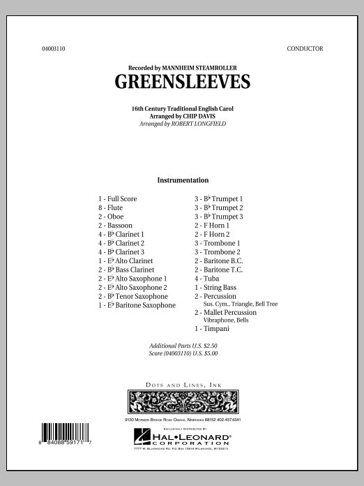 Greensleeves - click here