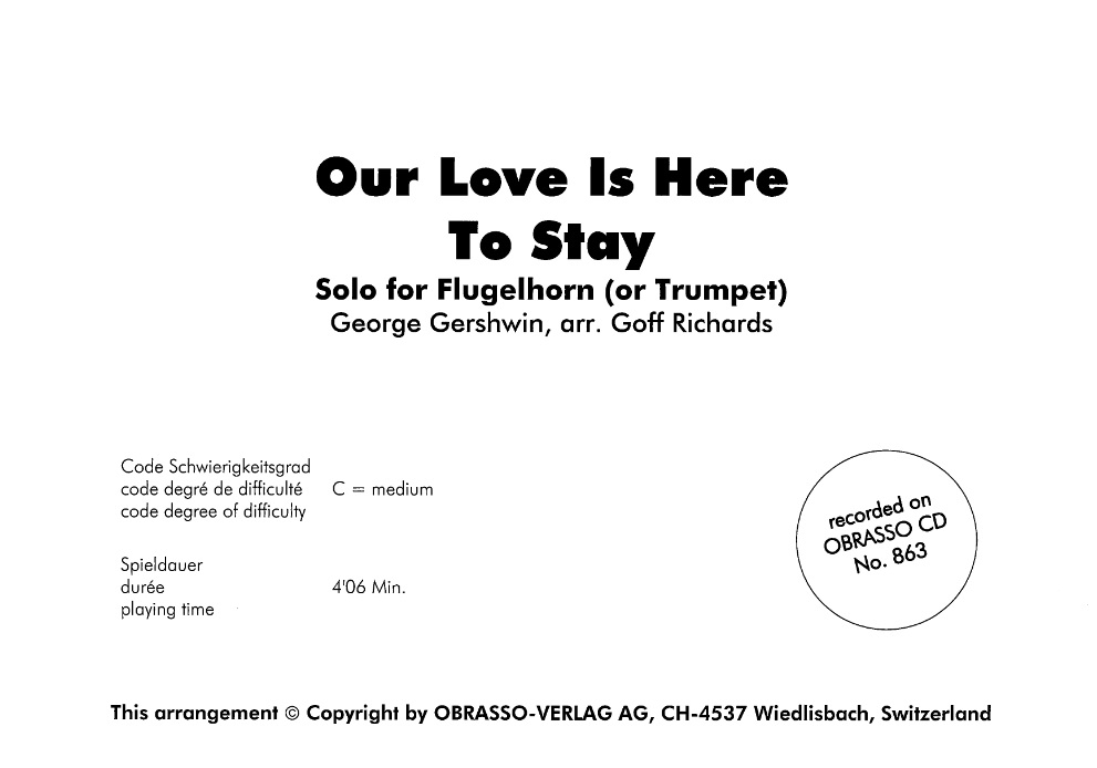 Our Love is Here to Stay - click here