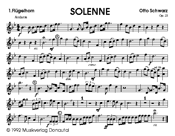Solenne - Sample sheet music
