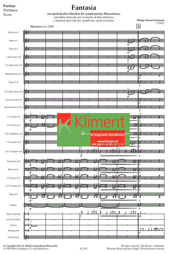 Fantasia - Sample sheet music