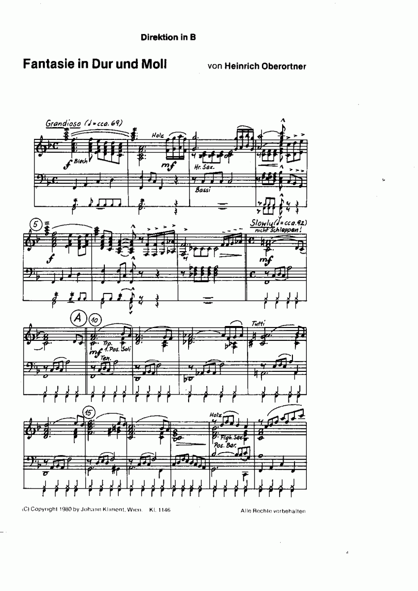 Fantasie in Dur und Moll - Sample sheet music